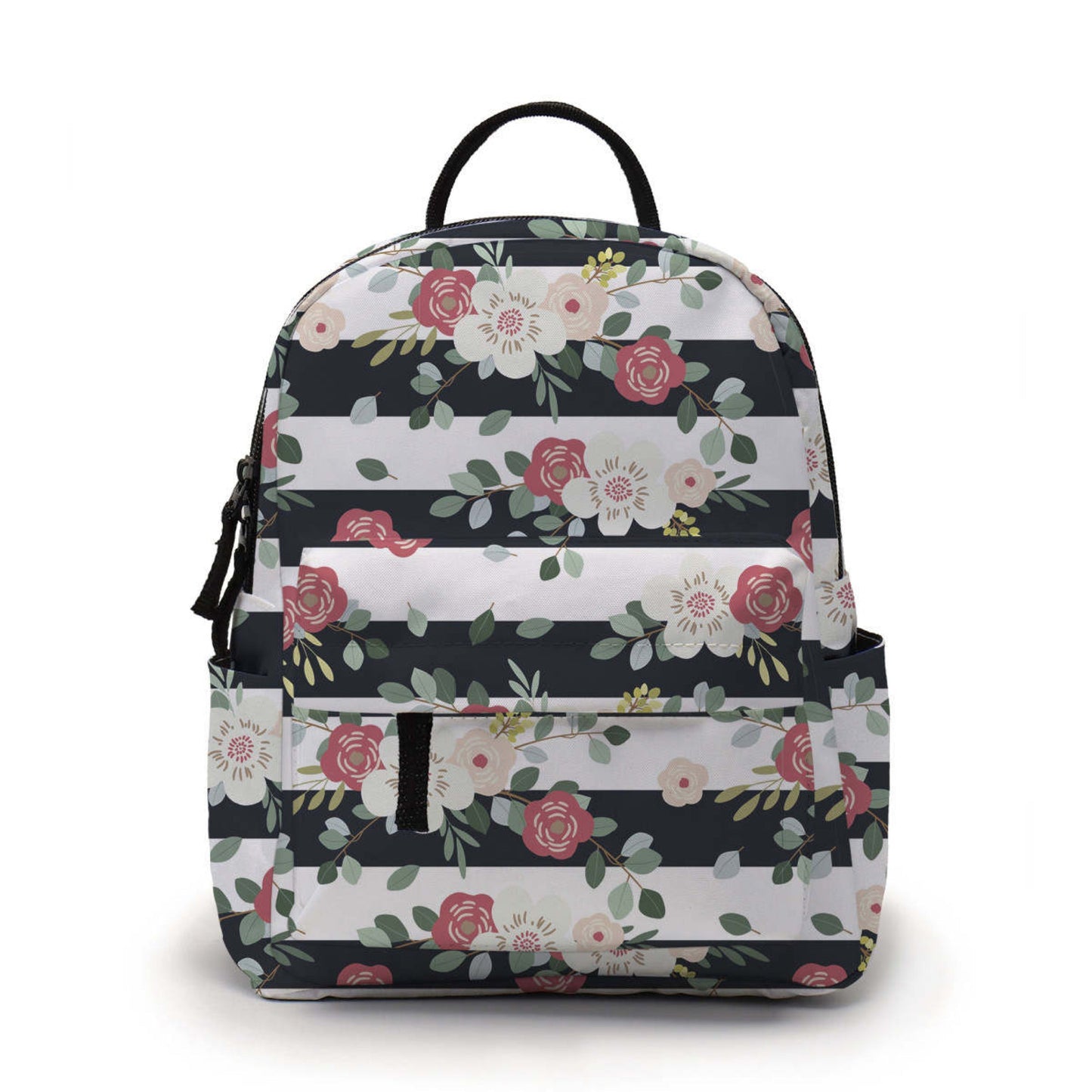 Mini Backpack - Floral Stripe