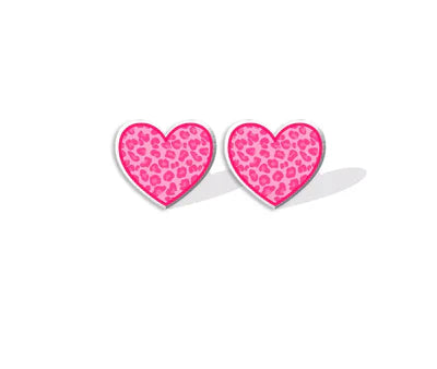 Acrylic Earrings - Hearts